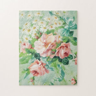 stijl bloemen chique tuin puzzel