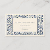  stijl Bloemen lijst Dank u behuizing Informatiekaartje (Achterkant)