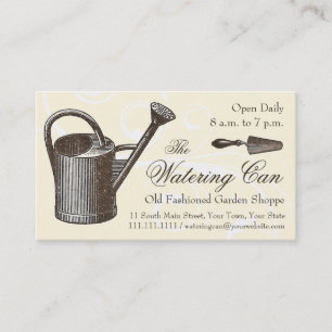 Stijl Bloemist of Tuinwinkel, Tuinieren Visitekaartje