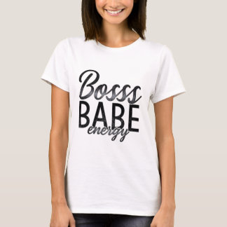  stijl Boss Babe Print T-shirt
