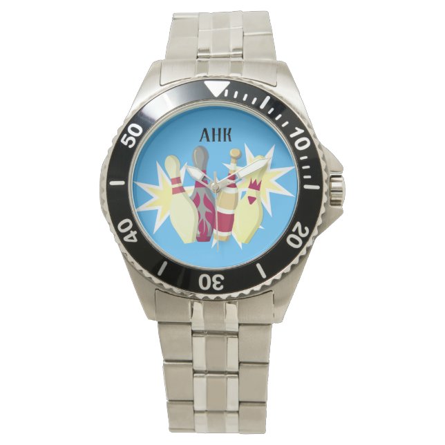-stijl Bowling Horloge (Voorkant)