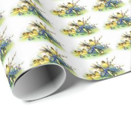 stijl Bunny & Chicks Paaswrapping papier