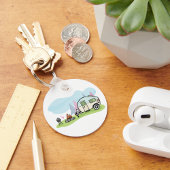  stijl Camper Sleutelhanger