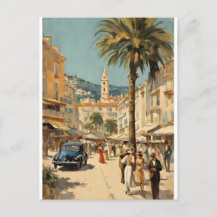  stijl Cannes Franse reizen Waterverf Briefkaart