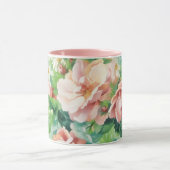  stijl Chic Floral Art Mok Cup (Midden)
