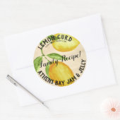  stijl citroen wrongel product Business Label (Envelop)