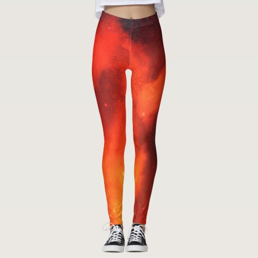 Stijl & Comfort met Trendy Cosmic Pattern Leggings (Voorkant)