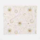  stijl constellatiepatroon fleece deken (Voorkant (Horizontaal))