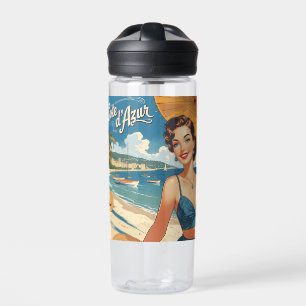  stijl Cote d'Azur Beach Girl Waterfles