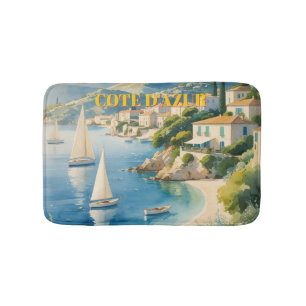  stijl Cote d'Azur Franse reizen Badmat