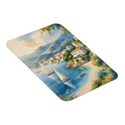  stijl Cote d'Azur Franse reizen Magneet (Rechterzijde)