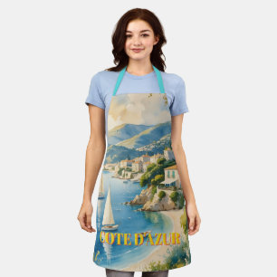 stijl Cote d'Azur Franse reizen Schort