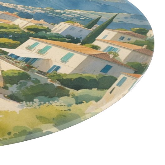 stijl Cote d'Azur Franse reizen Snijplank (Hoek)