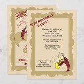 stijl Crawfish Fleur de Lis Birthday Kaart (Voorkant / Achterkant)