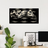 Stijl digitale graffiti poster (Thuiskantoor)