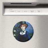 Stijl Donker Academie Meisje Portret Magneet (Insitu (Vaatwasser))