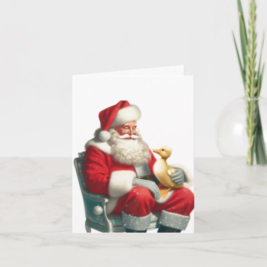 stijl Duckling Christmas Kaart (Voorkant)
