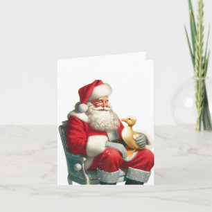  stijl Duckling Christmas Kaart