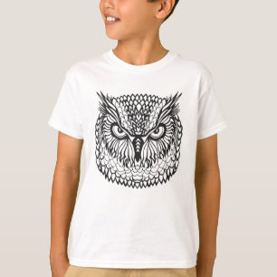 Stijl Eagle Owl Head T-shirt