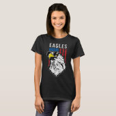 stijl Eagles vliegende zonnebril Amerikaanse fl T-shirt (Voorkant volledig)