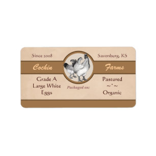 Stijl Ei Kartonetiket Etiket