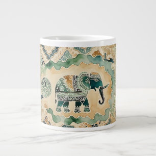 stijl, Elephant Batik Soul Extra Grote Beker