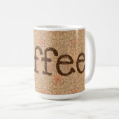 stijl en lettertype Coffee Cup Mok (Voorkant rechts)