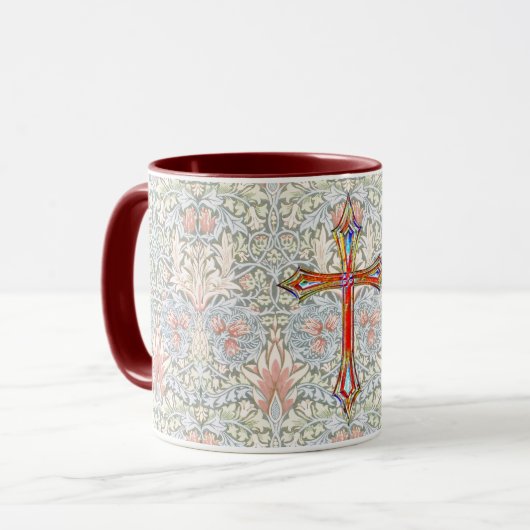 stijl Faith Cross Mok Cup (Voorkant links)