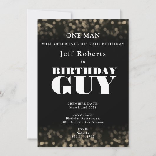 Stijl filmposter kaart (Voorkant)