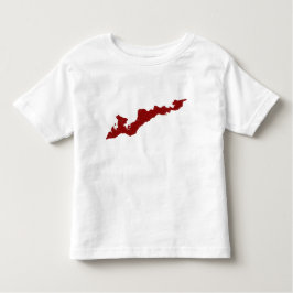  stijl Fishers Island Logo Shirt - Rood