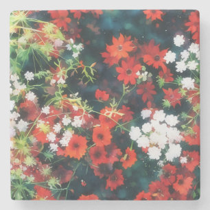  stijl Floral Garden Art Onderzetter