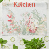  stijl Floral mam's keuken-diskette Theedoek (Gevouwen)