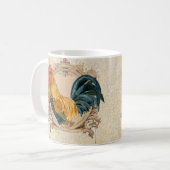 stijl Frans land Rustic Barn Rooster Koffiemok (Voorkant links)