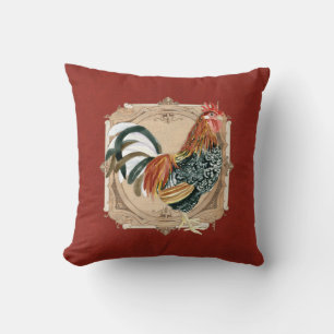  stijl Frans land Rustic Barn Rooster Kussen