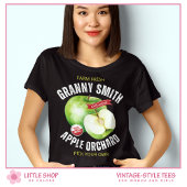 stijl fruit groene appels t-shirt