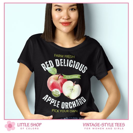 stijl Fruit Red Apples T-shirt