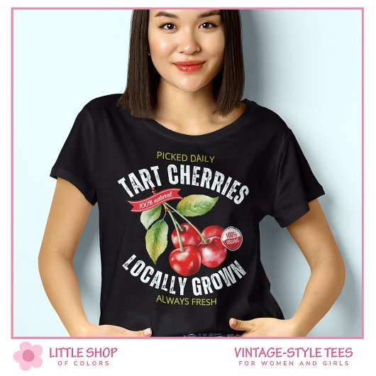  stijl fruitkersen t-shirt