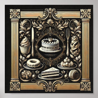 stijl gebak & bakken poster