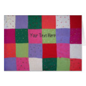 stijl gebreide patchwork ontwerp kleurrijk (Voorkant Horizontaal)