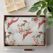  Stijl Gelukkige Kerstman Lezen Tissuepapier (Geschenk)