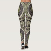  stijl geometrisch boho-patroon leggings (Achterkant)