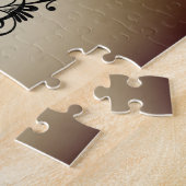  stijl gepersonaliseerde bruiloft Jubileum Legpuzzel (Zijkant)