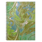 Stijl Groen Bosvormig Notitieboek (Voorkant)