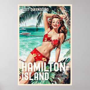 stijl Hamilton Island Travel Poster