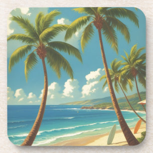 stijl Hawaiiaanse reizen Aloha van Hawaï Bier Onderzetter