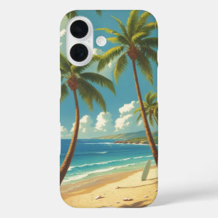  stijl Hawaiiaanse reizen Aloha van Hawaï iPhone 16 Hoesje