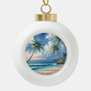 stijl Hawaiiaanse reizen Aloha van Hawaï Keramische Bal Ornament