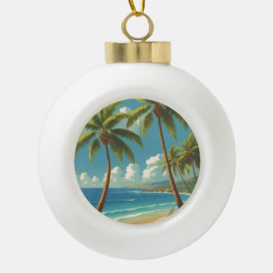 stijl Hawaiiaanse reizen Aloha van Hawaï Keramische Bal Ornament