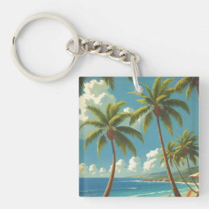  stijl Hawaiiaanse reizen Aloha van Hawaï Sleutelhanger