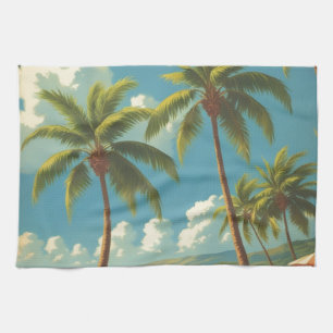 stijl Hawaiiaanse reizen Aloha van Hawaï Theedoek
